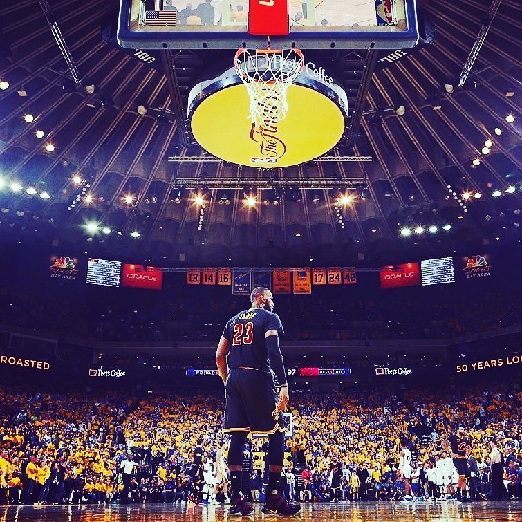 Te seguimos Rey #AllForOne #NBAFinals #WhateverItTakes