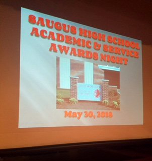 Congratulations to all of the award and scholarship recipients at Saugus High School's Academic and Scholarship Awards Night.
