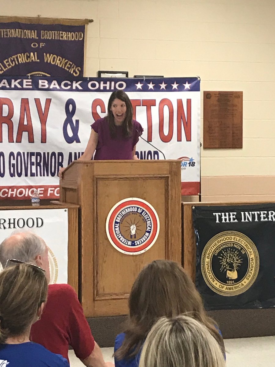 mcropper1's tweet image. When voting for Secretary of State, remember who supported labor by voting AGAINST SB5 and who voted to support it. Thank you @KathleenClyde for fighting for us then. We will fight for you now to make sure you are the next Sec of State. @ohioaflcio #BeTheStorm #CreateTheWave