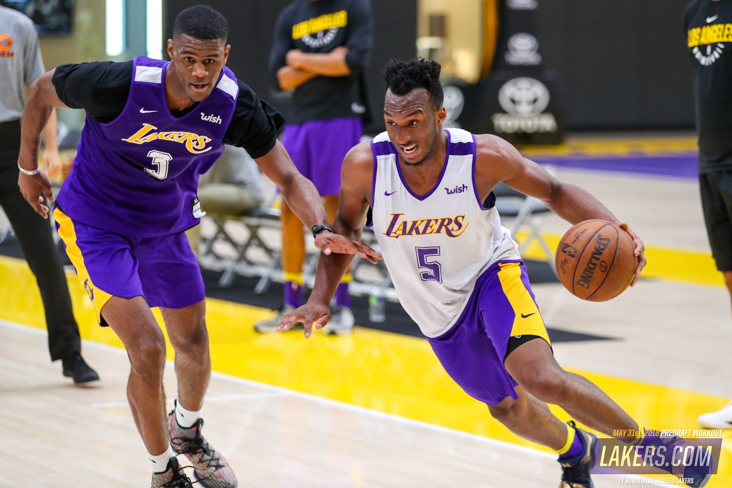 Los Angeles Lakers on X: Working out for the #LakeShow today