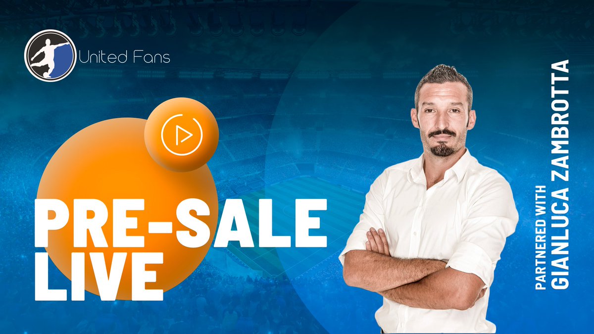 UnitedFans_co's tweet photo. 🔥 PRE-SALE STARTS NOW!! 🔥 What is offered:
- 50% Bonus on any contribution - 0.1 ETH minimum 
- 100% Bonus on any contribution - 10 ETH minimum 
Head over to the Token Sale page: https://t.co/GG5DAf2xWT 
Join the United Fans #ICO - Partnered with Gianluca Zambrotta! #crypto https://t.co/uvBN3OudqV