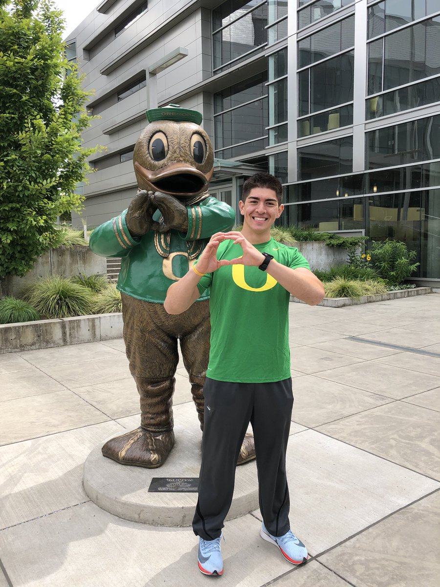 Work until your idols become your rivals. I’m honored and humbled to be officially flipping my commitment to the University of Oregon ‘22