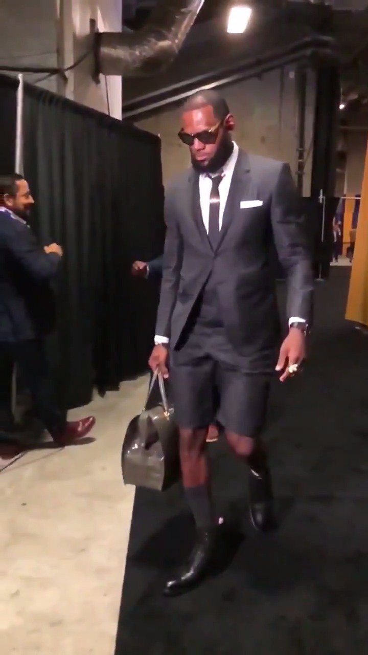 LeBron James repeats expensive suit and shorts look before Game 2 | Sports  24 Ghana