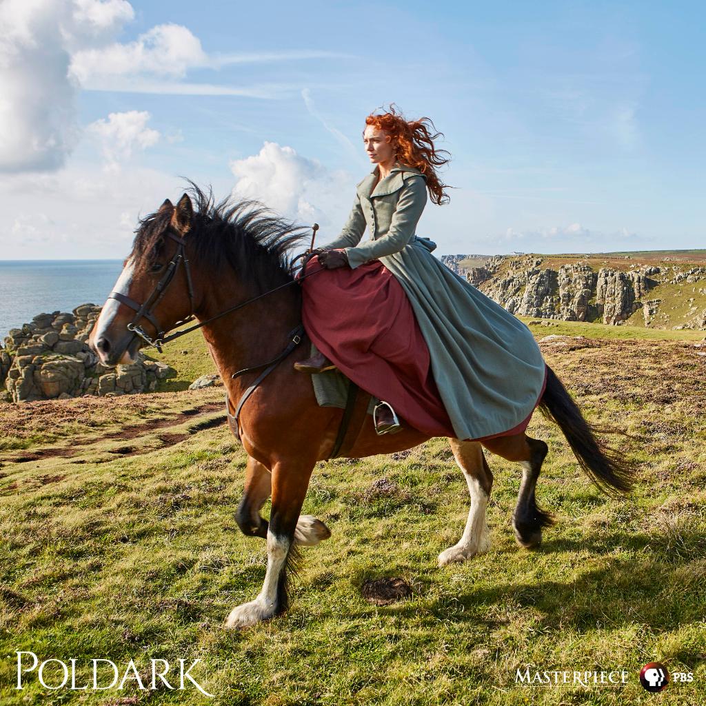 masterpiecepbs's tweet photo. Travel back to the cliffs of Cornwall with #PoldarkPBS on September 30! And, #ICYMI we have an all-new trailer to get you ready for the new season... Watch now: https://t.co/CJNkarcC42 https://t.co/2wowZPBtVU