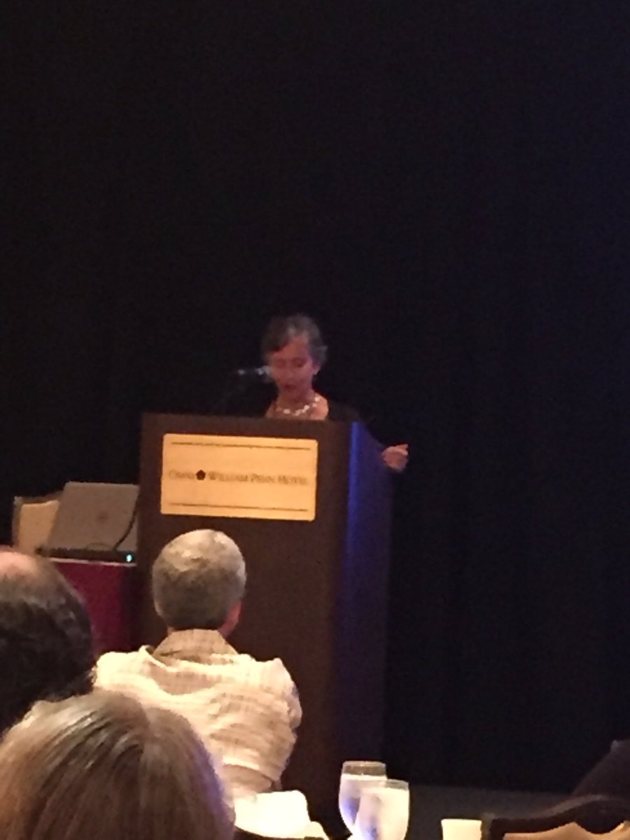 New <a href="/SCWHistorians/">Soc. Civil War Hist.</a> President, Nina Silber, introduces herself to the membership. As if! #scwh2018