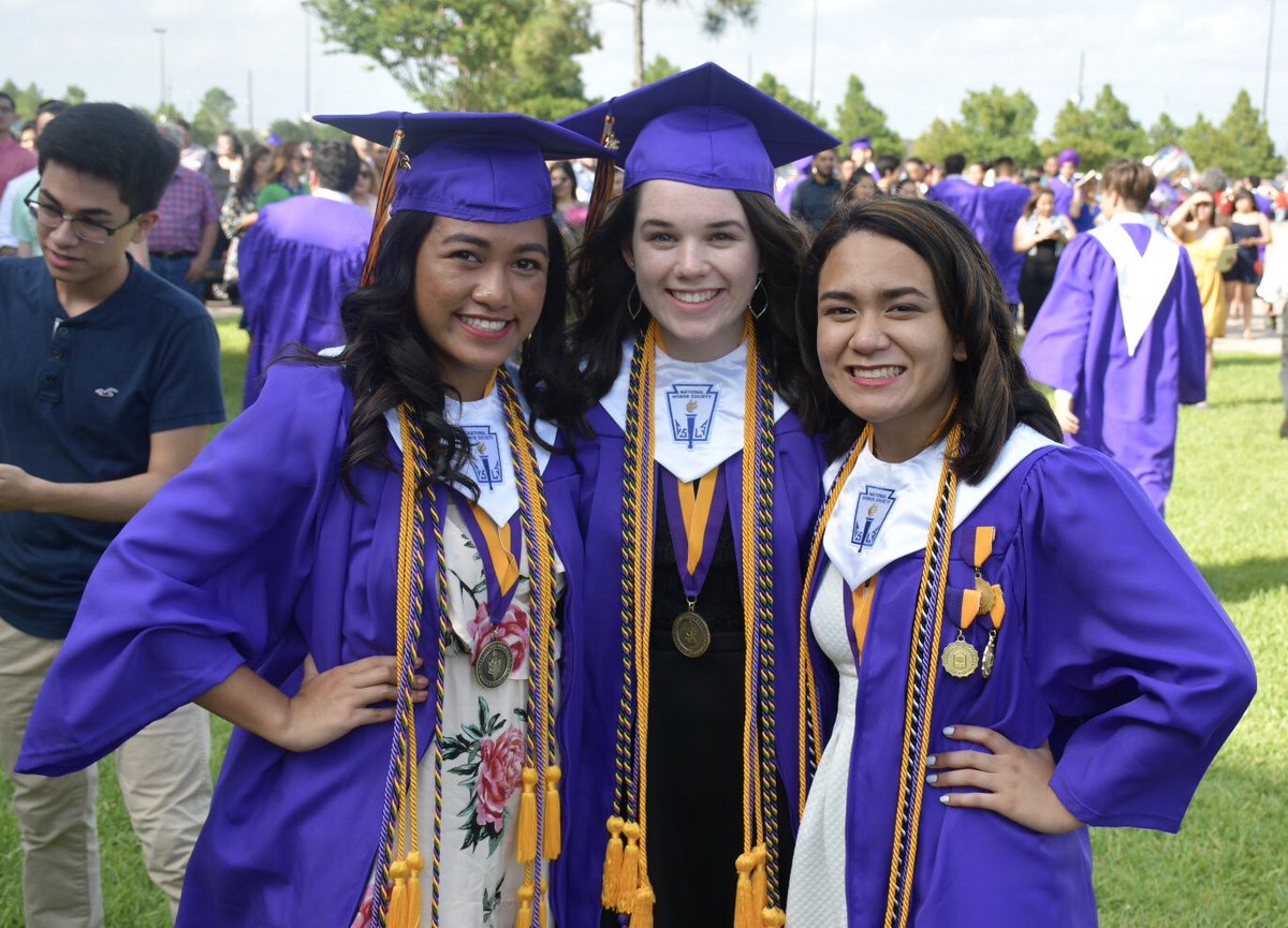 Congratulations to the <a href="/JerseyVillageHS/">Jersey Village HS</a> graduating #Classof2018! #jvhsgrad