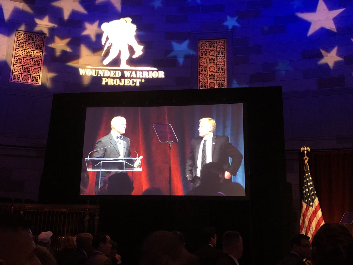 wendypoling's tweet photo. Tonight at the #WWPCourageAwards we come together to celebrate and honor wounded warriors. @wwp #usaa https://t.co/hTTKeCjvVB