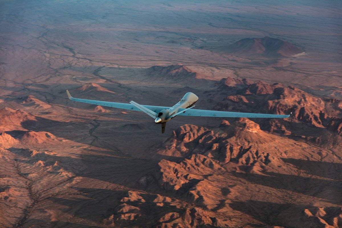 GenAtomics_ASI's tweet photo. Strengthen global, #NATO, #5eye alliances with persistent Arctic presence and maritime early warning with #MQ9B #CANSEC2018 https://t.co/8TEcs1g8UM