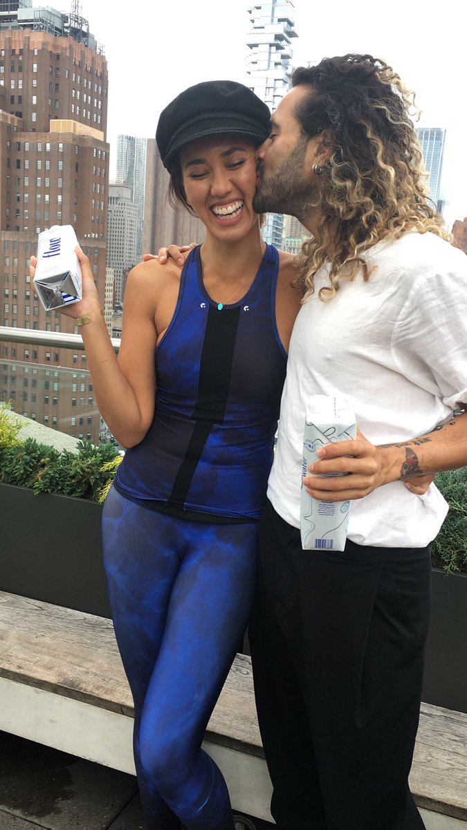 Kicked off our day at Rooftop Yoga + Meditation Event #1 at @JamesHotels in NYC #thisiswellness #beintheflow