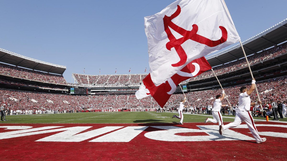 Kickoff times for games two and three of the season have been announced - details here bit.ly/2xsLhI4

#RollTide #OutworkYesterday