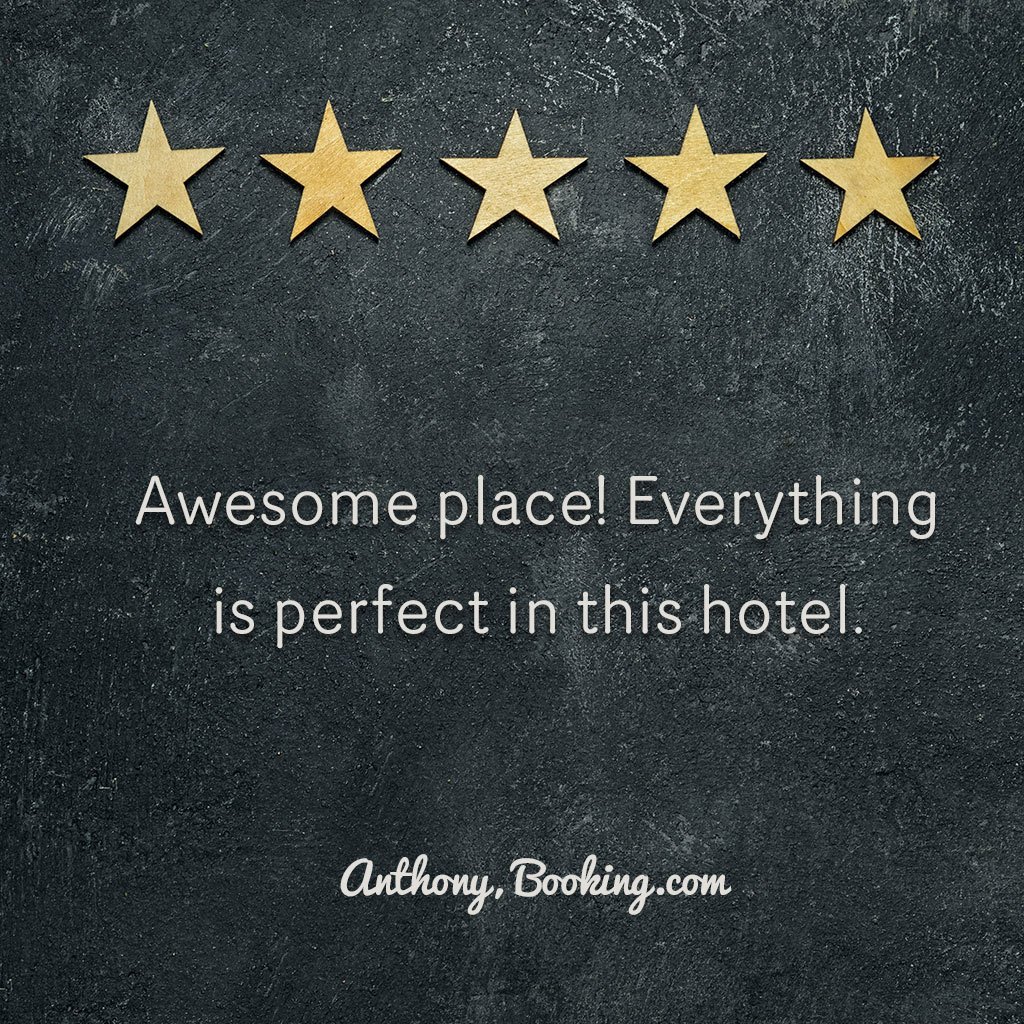 BellaseraHotel's tweet photo. You sure do know how to make us smile. Thanks Anthony! https://t.co/6wkDvY0c6d https://t.co/L0z52eJp0C