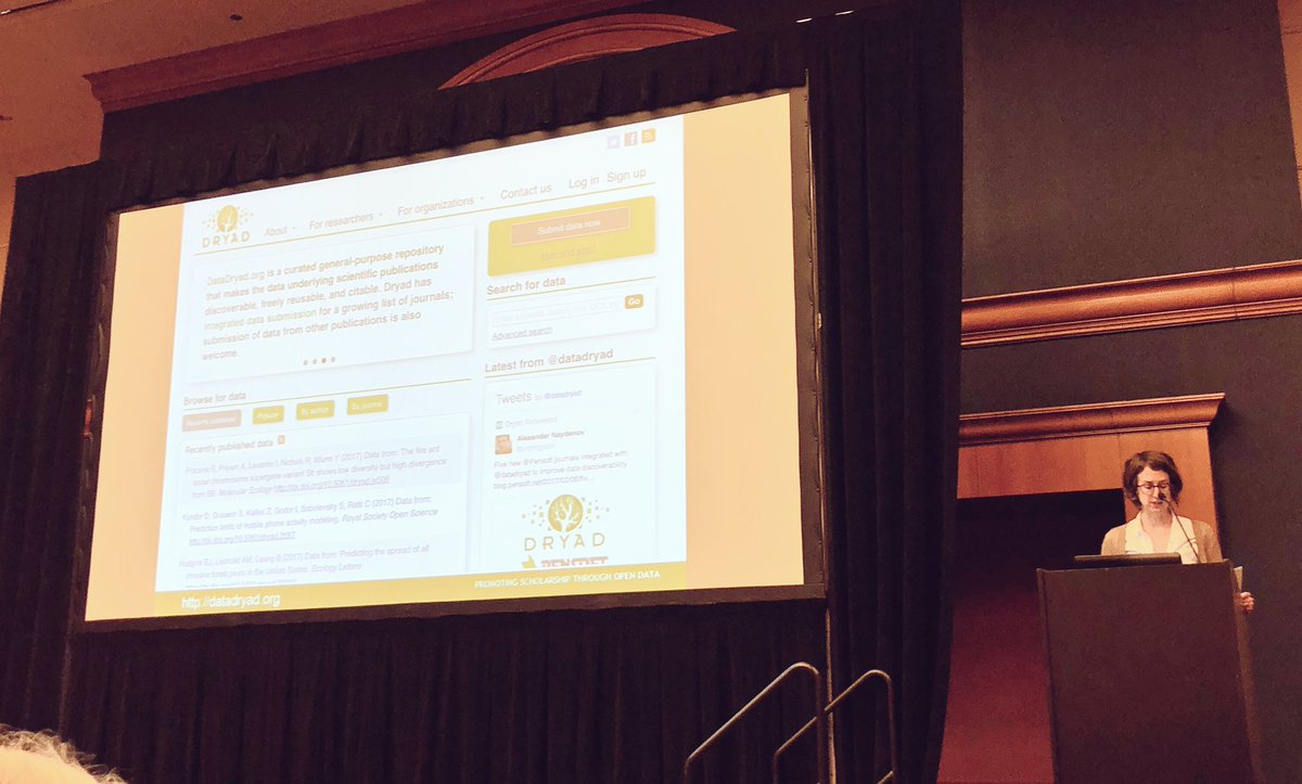 UC3CDL's tweet image. Elizabeth Hull @elizahull on the cost of open data. Just realized the @datadryad tagline: “Promoting scholarship through open data” #SSP18 #SSP2018 #SSPat40