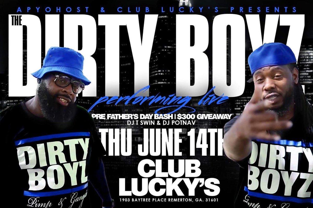 334DirtyBoyz's tweet photo. We will be Performing LIVE #JUN14TH #CLUBLUCKYS #GEORGIA #DIRTYBOYZ🔵 
Watch Video: 👉 https://t.co/OqR4PxiHTb 💯💯💯
BOOKING OR FEATURES INBOX: (662)352-1511
YOUTUBE/IG/TWITTER/FB: @LQENTERTAINMENT🔵 https://t.co/IEprntL0NQ
