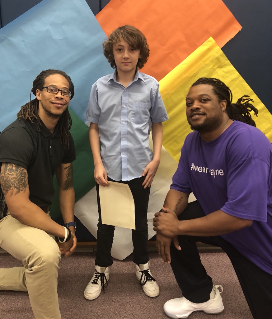 Sanders_SW's tweet photo. So proud of James for his improvement this semester! #behavioraward #wearewayne @SandersSELF @TarynJRichard @JenniferG_75 @gotprettysmile https://t.co/cHjw9T6C8G