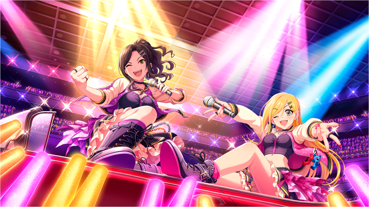 Shin モバマス デレステp Virgin Love の拓海と里奈を一緒にしました ノーティギャルズは良いぞ モバマスコラ デレステコラ 向井拓海 藤本里奈 Imas Cg