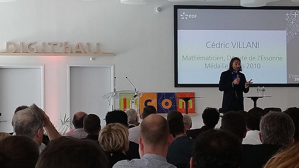 Intervention devant les cadres d'<a href="/EDFofficiel/">EDF</a> sur la manière dont l’intelligence artificielle va transformer le monde industriel, la formation et l’ensemble de la société.