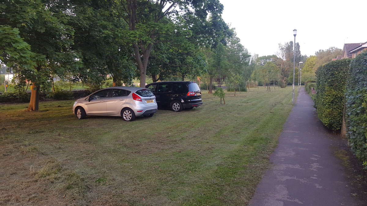 Harrogate Shame on Twitter "An alternative to pavement parking being