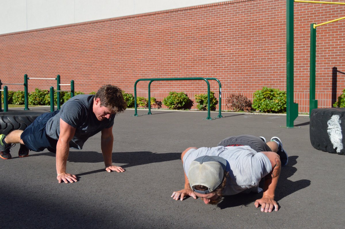 Don’t forget that taking care of our bodies and minds include many aspects, such as getting vitamin D (a scarce resource in Eugene)! Next time you’re working out on a nice day, take advantage of the playground at The Rec for a sun powered workout. ☀️