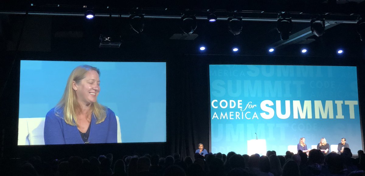 "Government's job isn't to innovate. Government's job is to scale the best innovations." - <a href="/LynnOvermann/">Lynn Overmann</a> #CfASummit
