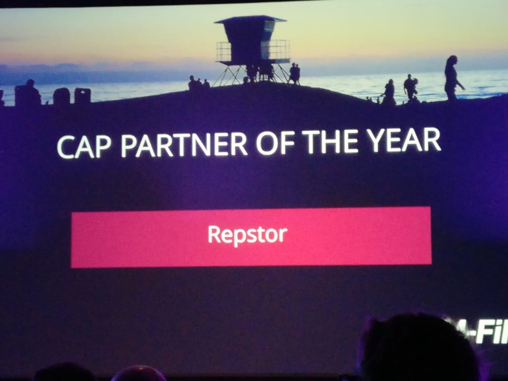 DrSalonen's tweet photo. M-Files awarded @Repstor1 with CAP Partner of th Year award #repstor #MFilesHeatsUpMiami #mfiles https://t.co/57ltG7YnQ0