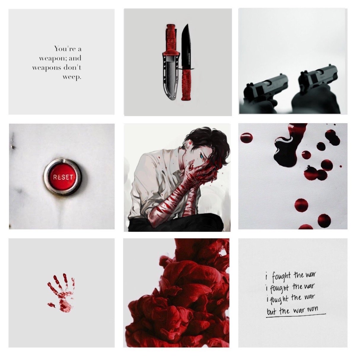 WeaponOnCommand's tweet image. ...I embody the help from up above...
         〘 𝔞 𝔰𝔫𝔦𝔭𝔢𝔯 𝔬𝔫 𝔱𝔥𝔢 𝔯𝔬𝔬𝔣 〙

     ⌖ nsfw || rp ⌖
⌖ original character
⌖ trigger warning
⌖ russian-trained assassin 
⌖ always looking for interactions

      ⌖ Character Information: ⌖
biol.be/WeaponOnComman…