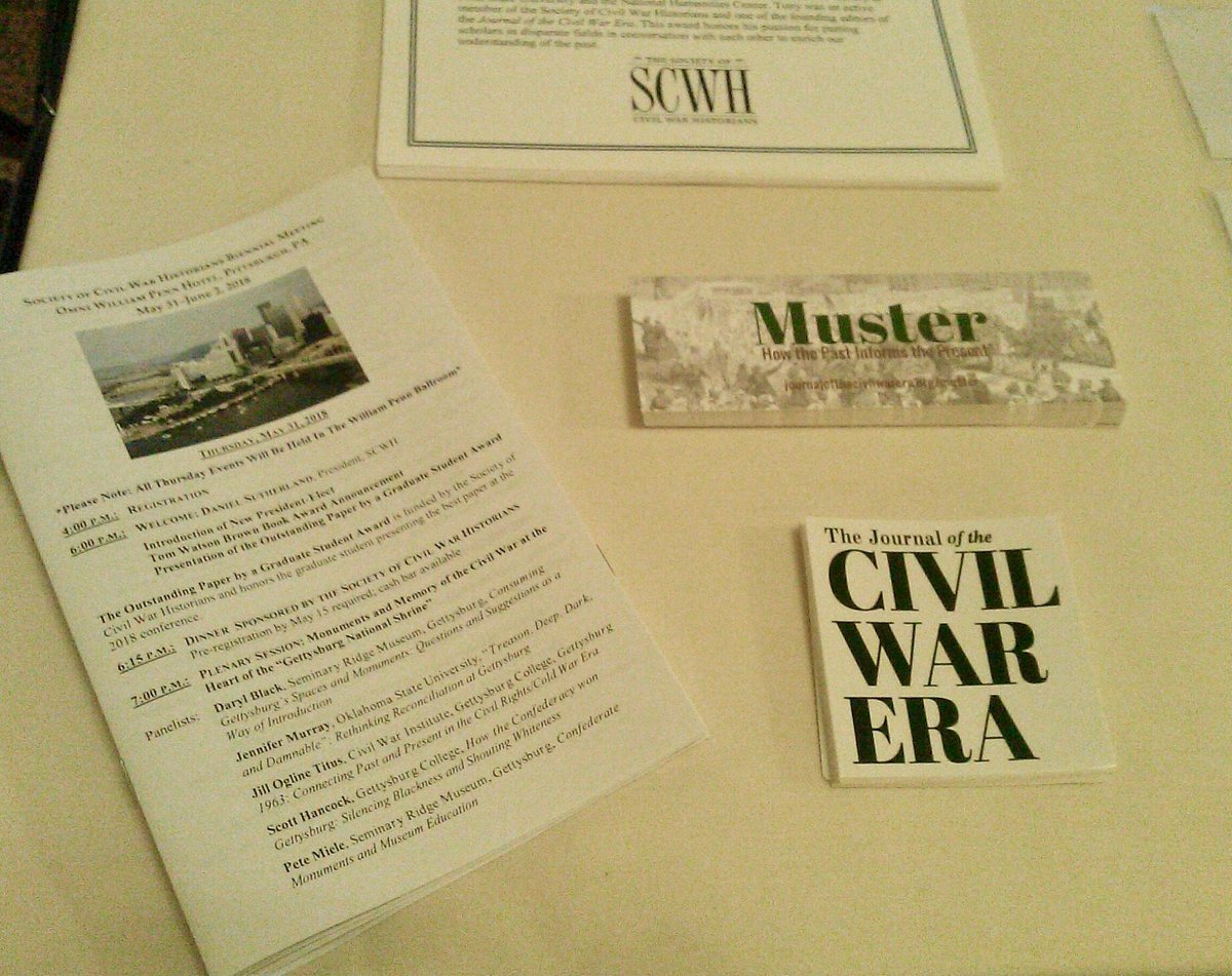Be sure to pick up a #Muster bookmark and #JCWE sticker when you register at #SCWH2018! #wenowhavemerch