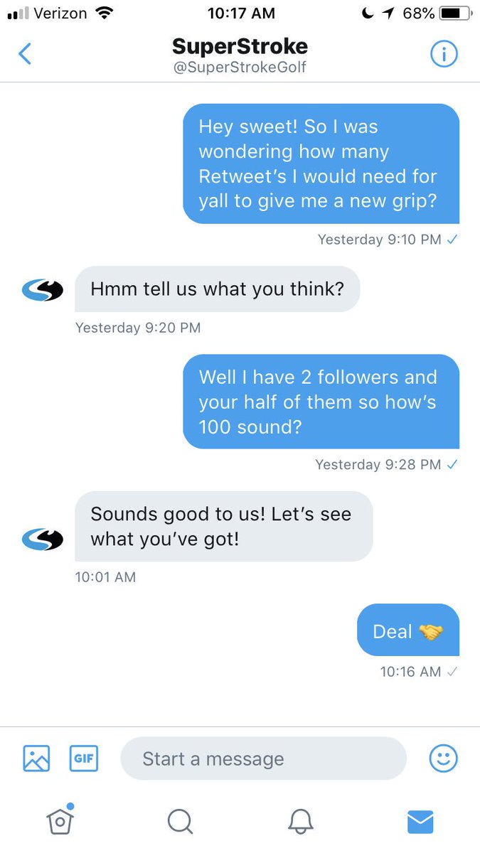 KHgolf tweet media