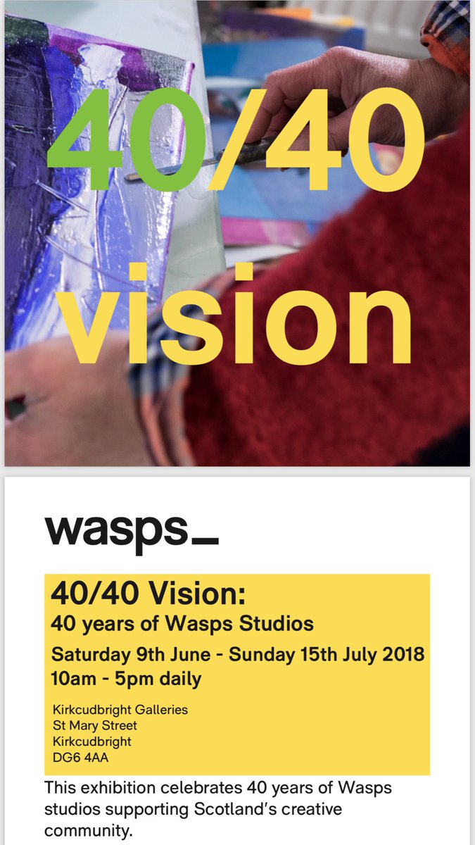 louisebarringt3's tweet photo. I have work in a show along with many other talented #artists opening next week if you find yourself in #Kirkcudbright pop in. #waspsstudio #kirkcudbrightgalleries https://t.co/aQObbAPie1