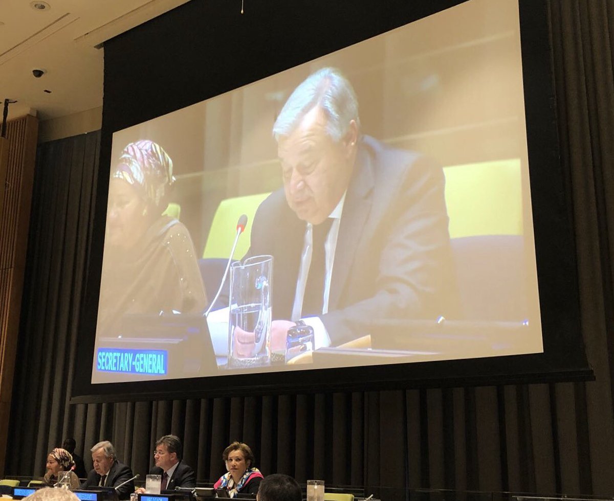 LithuaniaUNNY's tweet photo. Welcome the leadership of #UNSG @antonioguterres and #DSG @AminaJMohammed: resolution on repositioning of #UN #DevelopmentSystem just adopted - most ambitious transformation of #UN in decades! https://t.co/j76OzKucLn