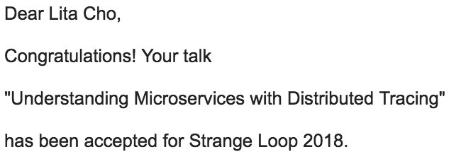 litacho's tweet image. AHHH!!! I have been selected to speak at #strangeloop! So excited! I hope to see many you there!
