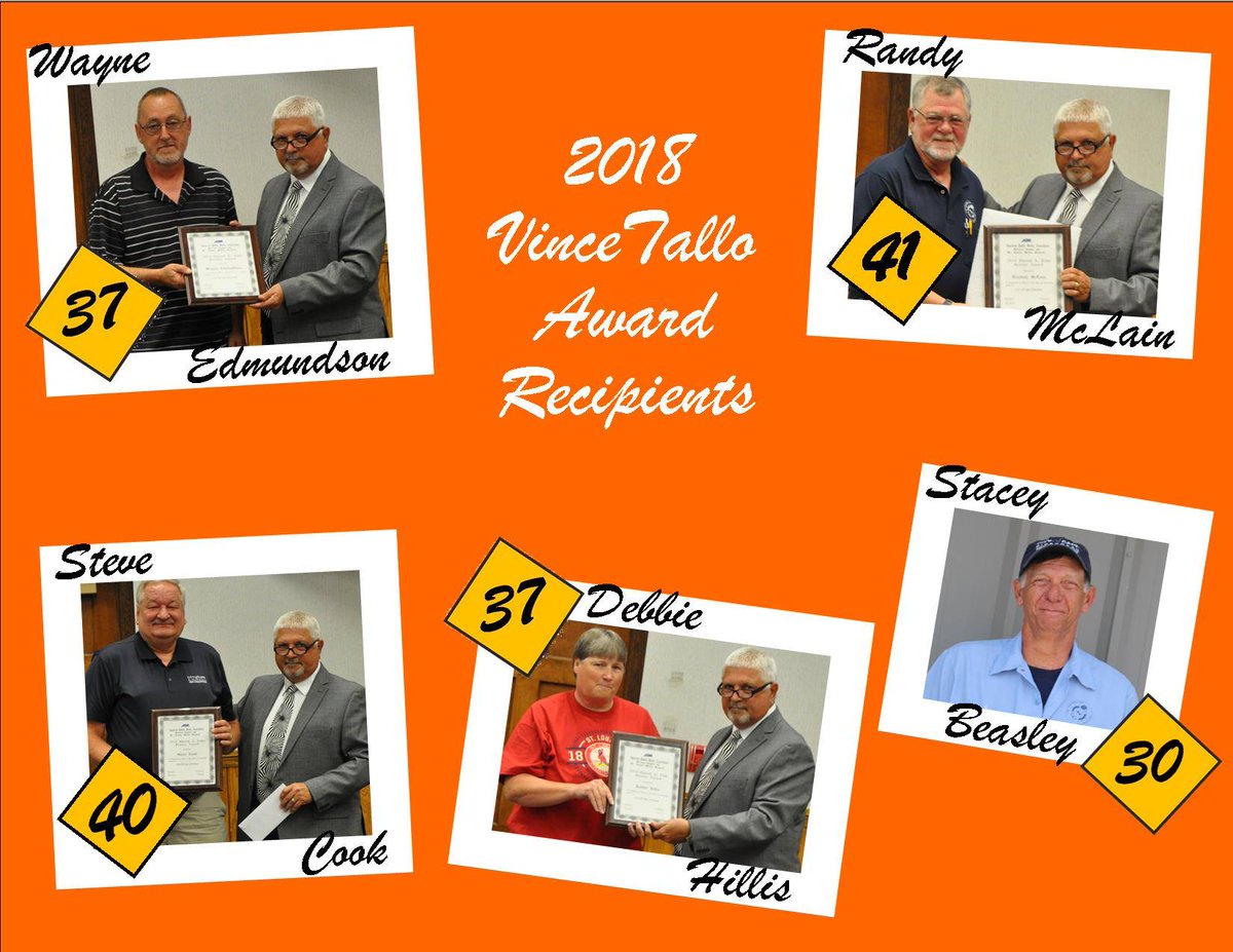 cityofcape's tweet photo. Five @CapePublicWorks employees received the Vince Tallo Award at the 5/21 #capecouncil meeting. Congratulations to Randy McLain, 41 years; Steve Cook, 40 years; Wayne Edmundson and Debbie Hillis, 37 years; and Stacey Beasley, 30 years. #iampublicworks https://t.co/4VpRi49cZu