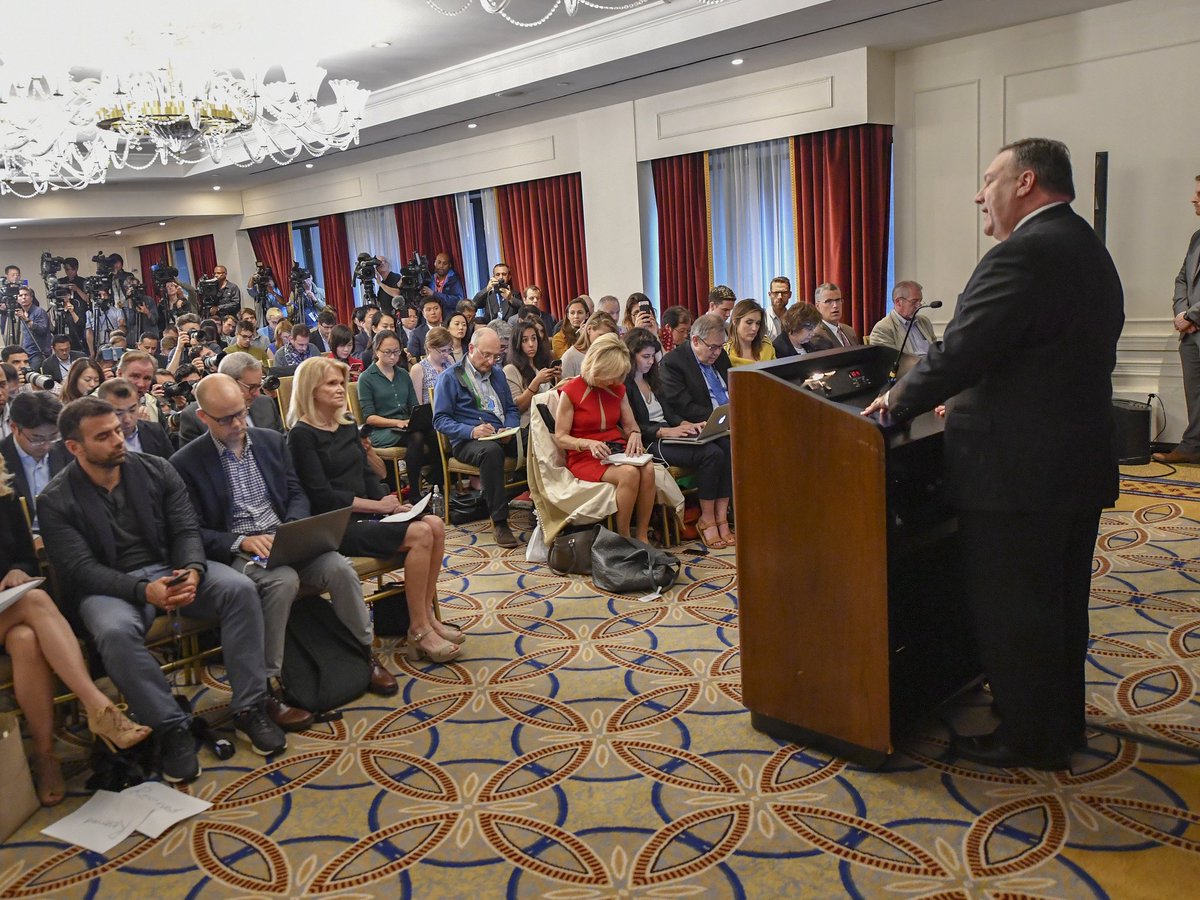 The proposed summit offers a historic opening for <a href="/POTUS/">President Donald J. Trump</a> and Chairman Kim to boldly lead U.S. and #DPRK into a new era of peace, prosperity, and security. Our countries face a pivotal moment in which it could be nothing short of tragic to let this opportunity go to waste.