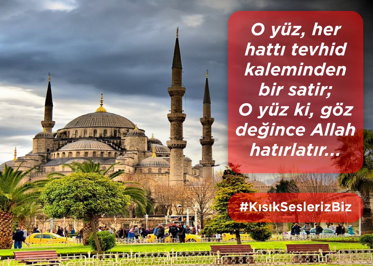 O yüz Her hattı tevhid kaleminden bir Satır
@BabaAKkurt
@IYI2023
@abdurrahman_sng
@GonulOzlu_
@ikbaliim
@BeyduzMahmut
@Aydn72926539
@54FuRKaN_
@zbeydekaymaz07
@hulya_koprulu
@unnaman61
@mmustafa_hatay
@hanne12meryem
@_ercan_yldzbs
@haci_ali_1980
@unsallhasan

#KısıkSeslerizBiz