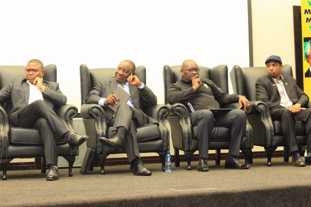 MYANC's tweet image. Conversations with ANC President Cde @CyrilRamaphosa #ThumaMina