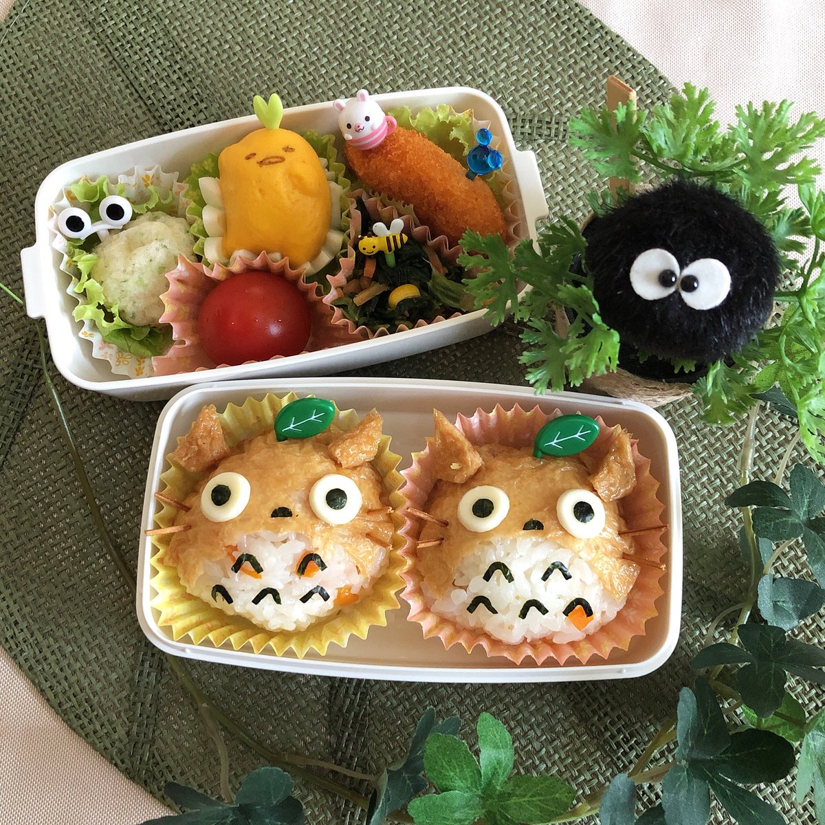 Maki Larme בטוויטר 今日から6月 娘と私 旦那さんの五目いなり寿司お弁当 研修2日目 今日は私もお弁当 お弁当 弁当 お昼ごはん 娘弁当 旦那さん弁当 自分弁当 ランチ トトロ ジブリ いなり寿司 五目いなり お弁当記録