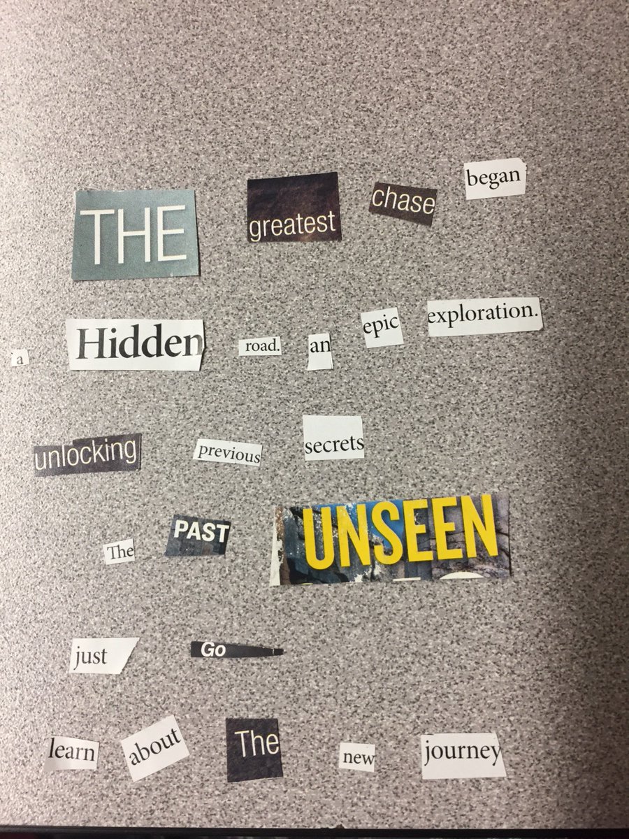 Grade 9s create poetry using random words. Brilliant poets! <a href="/CalGirlsSchool/">Calgary Girls Charter School</a> <a href="/graf_johnstone/">Graf & Johnstone</a>