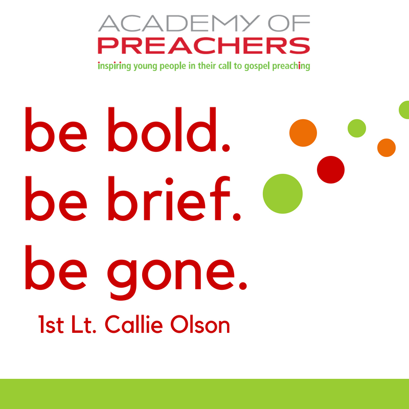 YoungPreachers's tweet photo. Read our latest article: 1st Lieutenant @Callie_Olson14 shares 3 tips that guide her preaching ministry. As a Chaplain Candidate in the U.S. Army Reserves, her sermons look a little different, but the lessons she learned can be applied anywhere. https://t.co/oQQtCwyOf0 https://t.co/e9uLRI1iLa