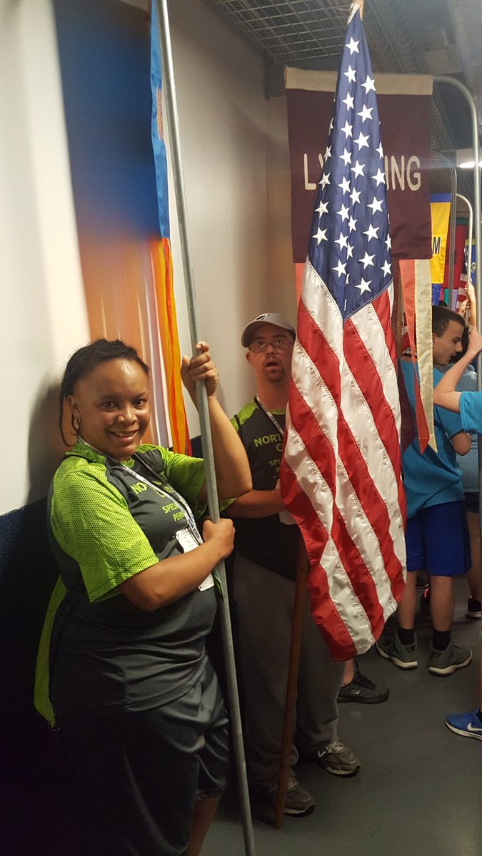 IU20SUPERVISOR's tweet photo. Getting ready for opening ceremonies! #specialolympics https://t.co/9gJCloPD4S