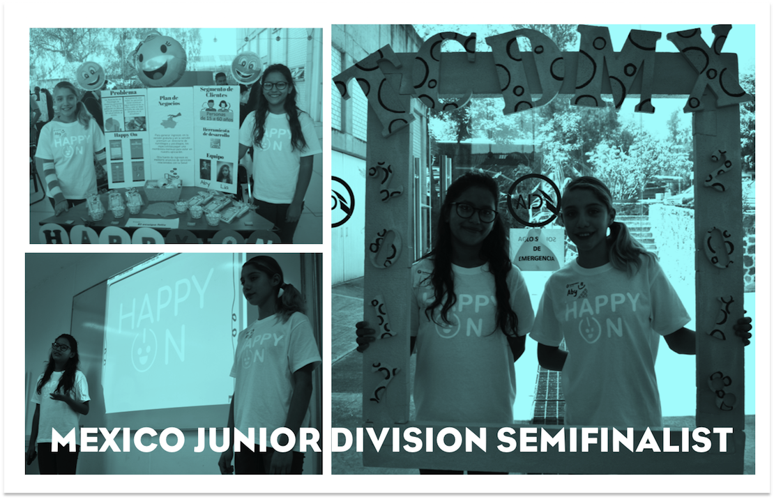 TechnovatioCDMX's tweet photo. ¡Muchas Felicidades Elequipofeliz de #SLP - Semifinalista Mexicano División Junior! #Chicasporelcambio #Chicasentecnología #Chicasemprendiendo #technovation2018 https://t.co/QtguodsNAM