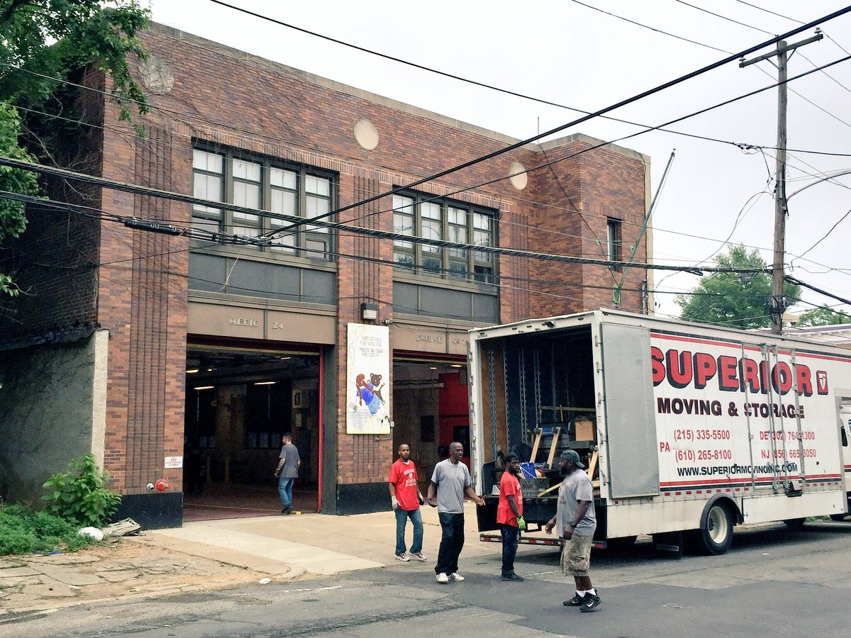 PFDTonySneidar's tweet image. Moving day complete! @PhillyFireDept Squad 72 and Medic 24 back home in Logan after repairs and improvements to the station! @PhillyMayor #PFDLogistics #PFDStongerTogether