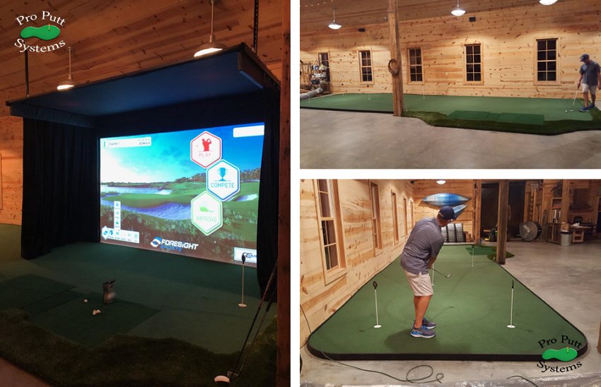 ProPuttSystems's tweet photo. Pretty cool golf room installation in conjunction with @ForesightSports Check it out! https://t.co/68uFjyC7J5