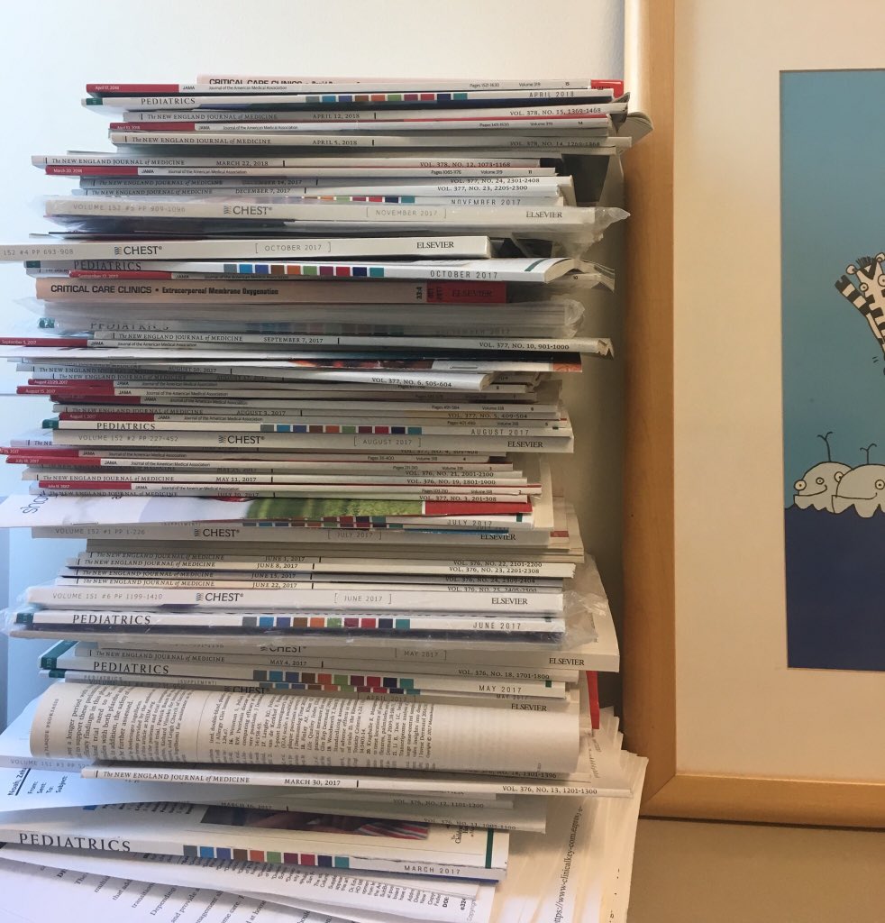 trpender's tweet photo. Every academic has The Stack of unread journals that you are going to read definitely at some point so you haven’t thrown them out yet https://t.co/bMH4S2Eqeo