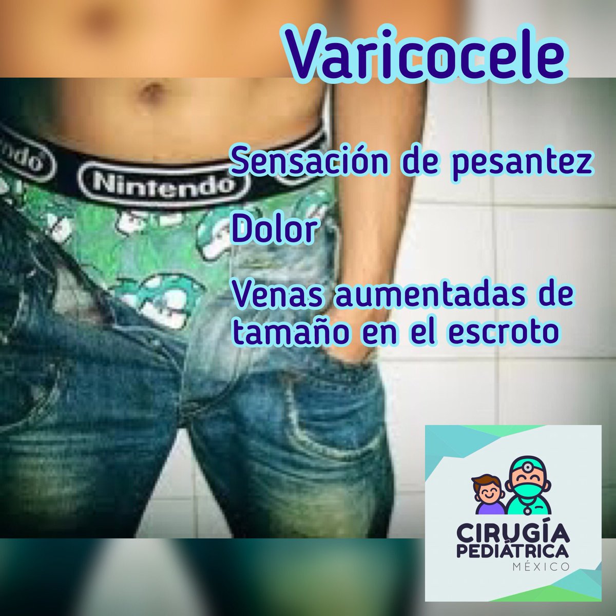 CirugiaPediaMex's tweet photo. Varicocele
Es la principal causa de infertilidad en hombres. Se puede detectar desde adolescentes y tratarla a tiempo 😮
#CirugíaPediatrica https://t.co/0GFshMWxw9