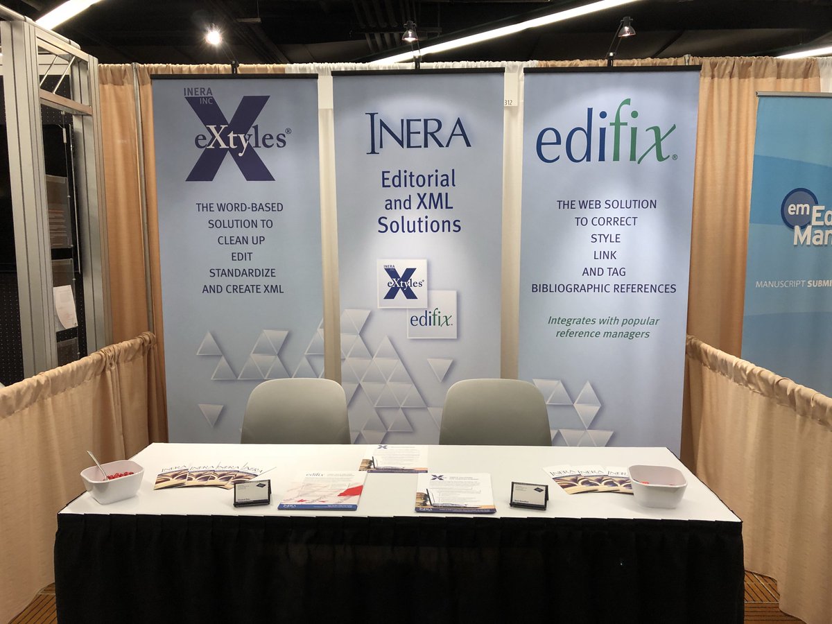 Edifix's tweet image. Have you been wishing for a better way to handle reference editing? There’s still time to drop by Booth 312A and see what Edifix can do for your organization! #SSP2018 #SSPat40