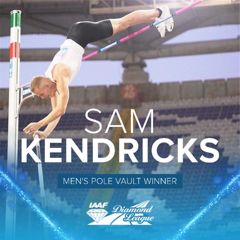 Diamond_League's tweet photo. Virtually nothing to choose between them in the men's pole vault, with a victory from @samkendricks blowing their #RaceToTheFinal wide open
@R_Holzdeppe 🇩🇪8 points
@samkendricks 🇺🇸8 points
@airlavillenie 🇫🇷8 points
#RomeDL #DiamondLeague https://t.co/bb5pi80bFL