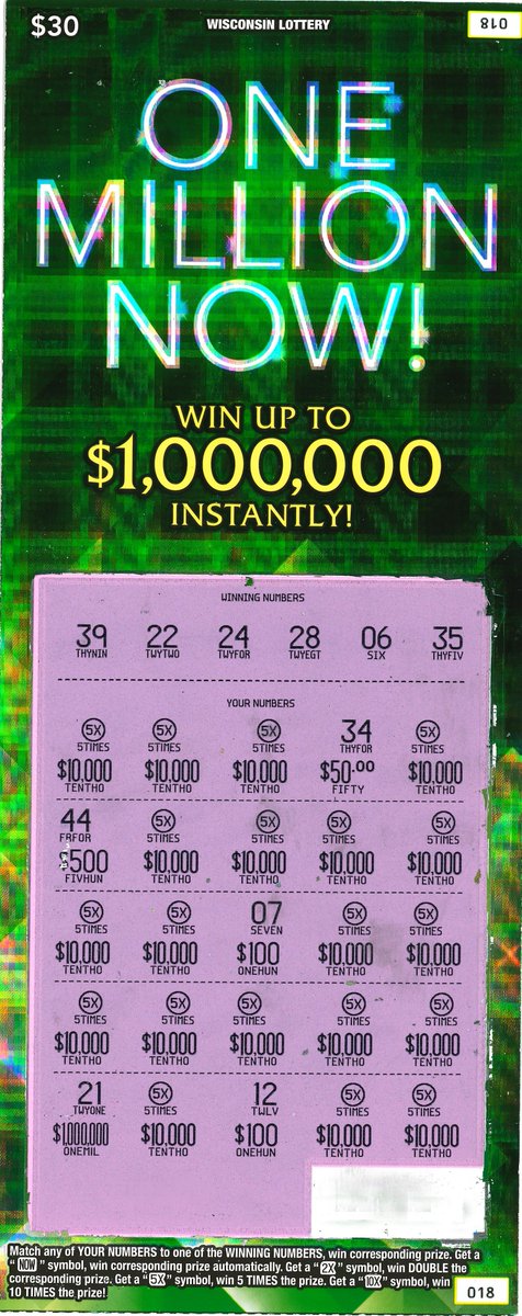 wilottery's tweet photo. Congrats to Patricia J. of #Rosholt who has won the first top prize of $1,000,000 playing One Million Now! She purchased her ticket at Plainfield Amoco/BP at N6481 5th Avenue in #Plainfield. One $1,000,000 prize still remains! #million #wilottery #winner https://t.co/luLc9c6ZSa https://t.co/MsTBxl8lvJ