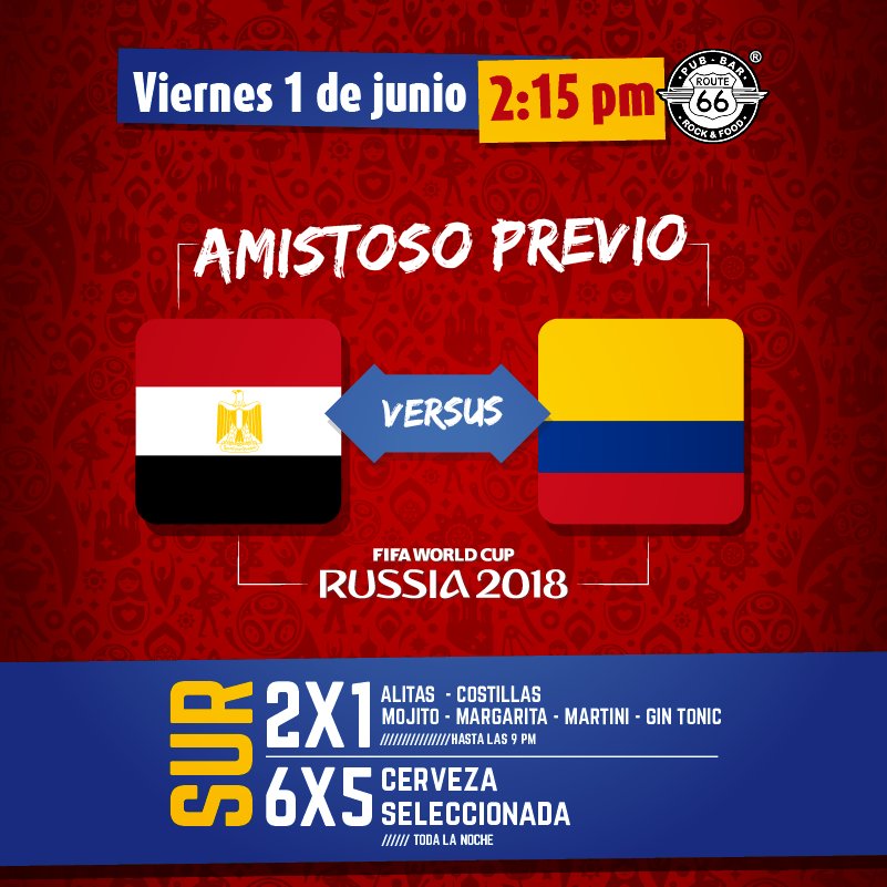 Route66BarCali's tweet photo. Mañana los esperamos para ver juntos a nuestra #SeleccionColombia. ⚽🍻 #Viernes de #Fútbol y #Amigos

#Route66BarCali #CaliCo https://t.co/VsFzQk4Krx