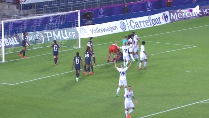 Foetbal247TBG's tweet photo. FT PSG 1 Lyon 0. PSG win the French Cup for the first time in 8 years and the second time in the club's history #PSGOL #FinaleCDFF https://t.co/SfroGEgR5K