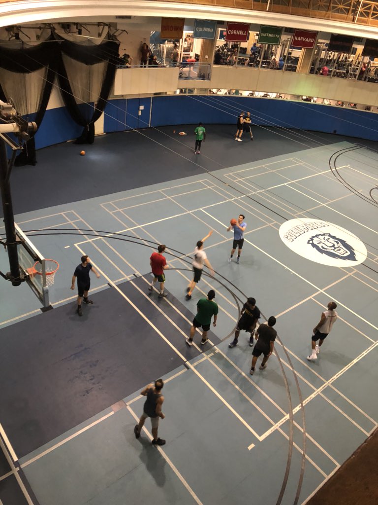 CUCoachG's tweet photo. Feel like a proud mom.  Watching our manager drain 3s in pickup. He’s being vocal, calling shot and called And1 on this make. #GoGabe @glk2110 https://t.co/U087jCcrjk