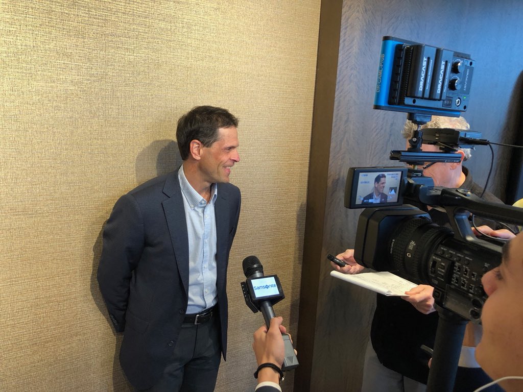  DON SWEENEY SPEAKS TO MEDIA AT THE NHL COMBINE